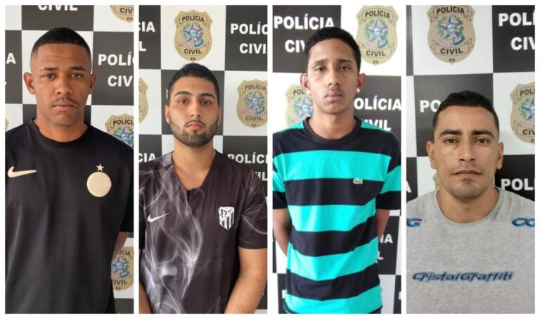 Polícia prende grupo responsável por vários assassinatos no ES.