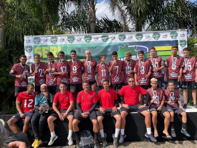 Estado do Rio de Janeiro é bem representado pela Escola Furacão Maricá no Brasileirão Kids Escolas de Futebol