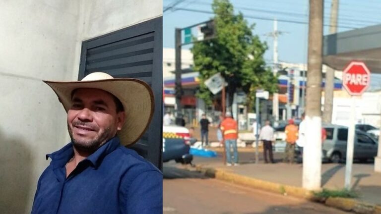 Homem sobe em caminhão de lixo, se desiquilibra, cai e morre esmagado por rodas de veículo em MS.