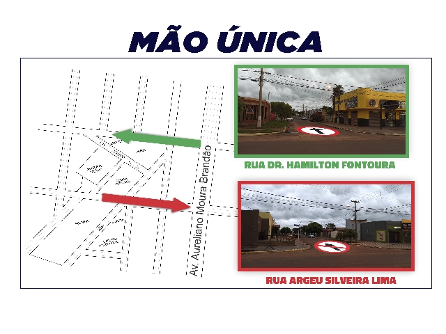 Em Ribas, duas ruas com alto movimento vão virar “mão única”.