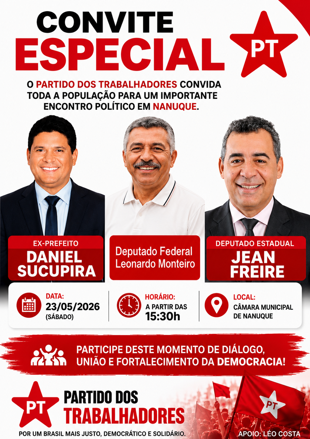 CARAVANA DO PT REÚNE LIDERANÇAS EM NANUQUE
